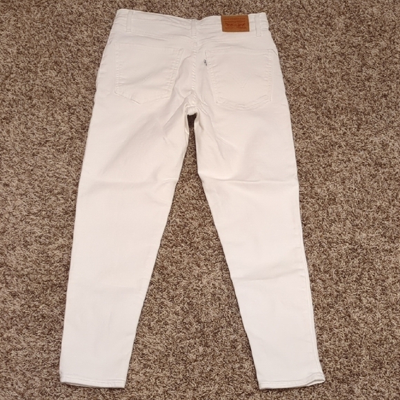 Levi's premium white mile high super skinny jeans high waist - Picture 14 of 14